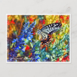 Cartão Postal Swallowtail Butterfly