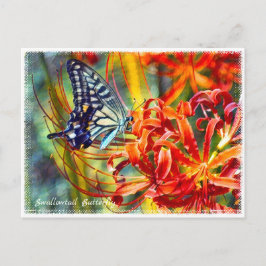 Cartão Postal Swallowtail Butterfly ポストカード