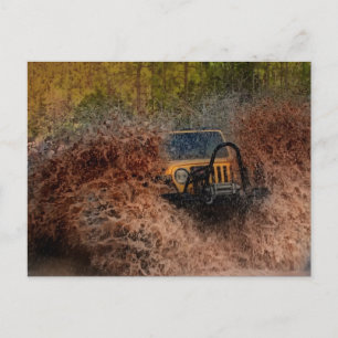 Cartão Postal Swamp Jeeping