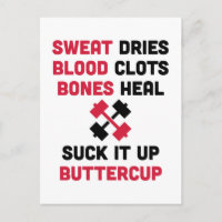 Sweat Dries Gym Quote