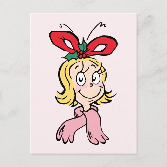 Cartão Postal Sweet Cindy Lou Who Portrait (Frente)
