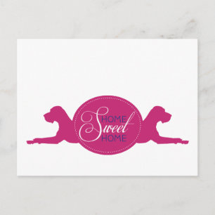 Cartão Postal Sweet Home Sweet