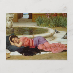 Cartão Postal Sweet Nothing (Dolce Far Niente) John Godward