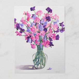 Cartão Postal Sweetpeas 2007