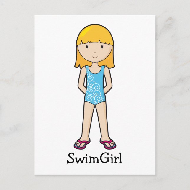 Cartão Postal SwimGirl (Frente)