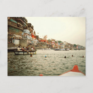 Cartão postal Swiming in the Ganges, Varanasi Indi