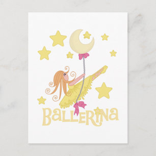 Cartão Postal Swing Ballerina Camisetas e presentes