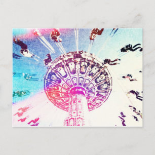 Cartão Postal Swing Carousel