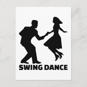 Cartão Postal Swing dance