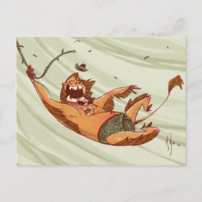 Cartão Postal Swing na Selva (Frente)