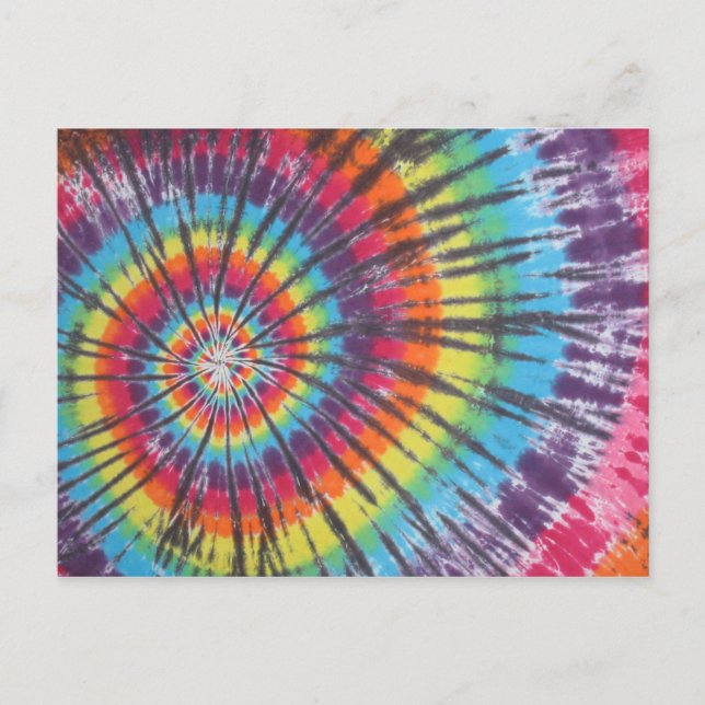 Cartão Postal Swirl Tie Dye (Frente)