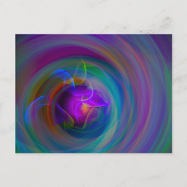 Cartão Postal Swirling Kelp (Frente)