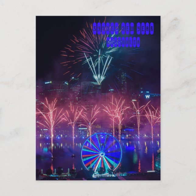 Cartão Postal Sydney Ano Novo (Frente)