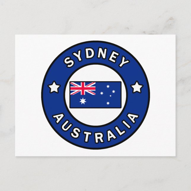 Cartão Postal Sydney Austrália (Frente)