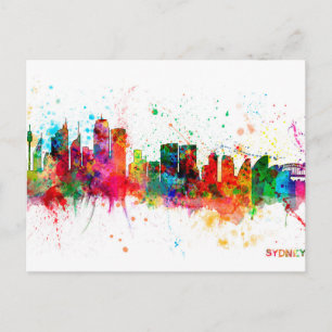 Cartão Postal Sydney Austrália Skyline