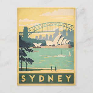Cartão Postal Sydney, Austrália - Vistas de Monumentos Deslumbra