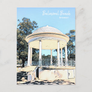 Cartão Postal Sydney Balmoral Beach White Rotunda