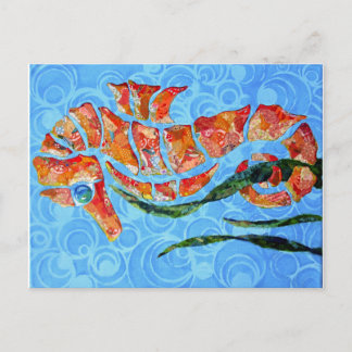 Cartão Postal Sydney - colagem de cavalos-marinhos