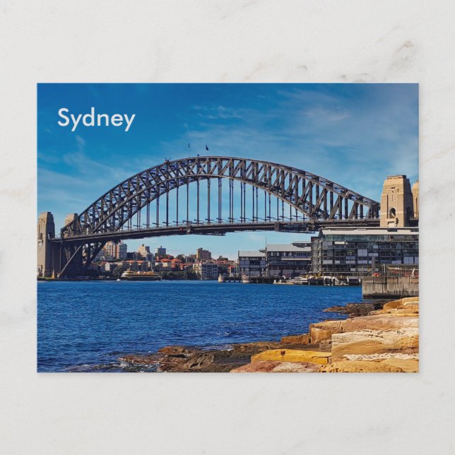 Cartão Postal Sydney Harbour Bridge Australia Postcard (Frente)