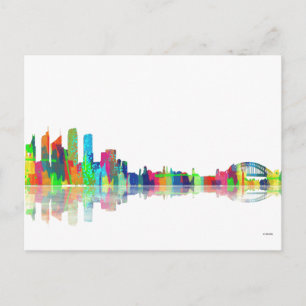 Cartão Postal Sydney NSW Skyline