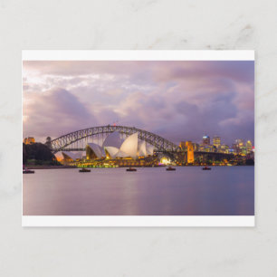 Cartão Postal Sydney Opera à noite