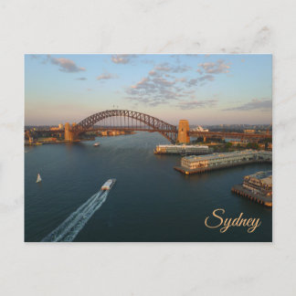 Cartão Postal Sydney Postcard - Foto aérea de Sydney Harbor