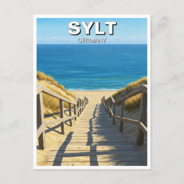 Cartão Postal Sylt Alemanha Viagem