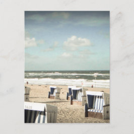 Cartão Postal Sylt praia
