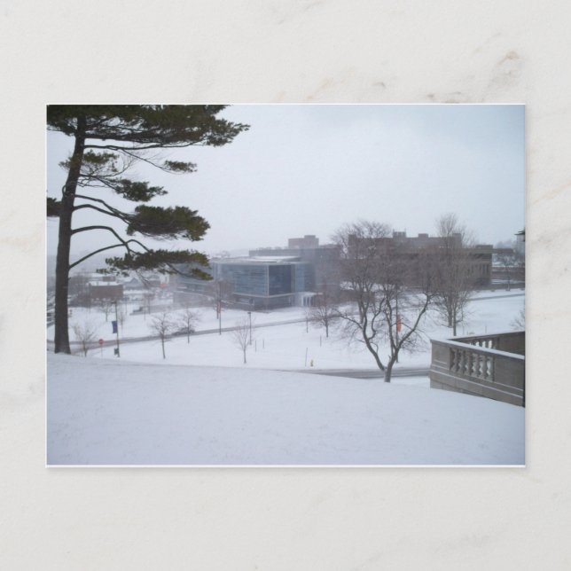 Cartão Postal Syracuse Winter (Frente)