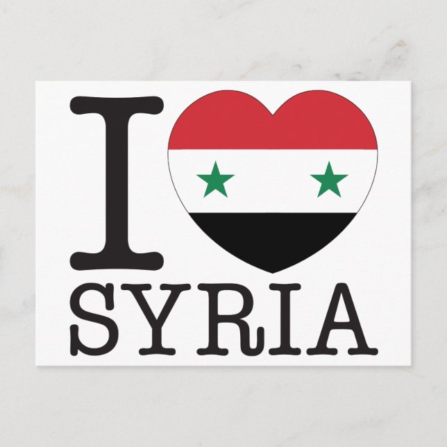 Cartão Postal Syria Love v2 (Frente)