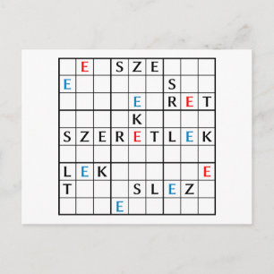 Cartão Postal szeretlek