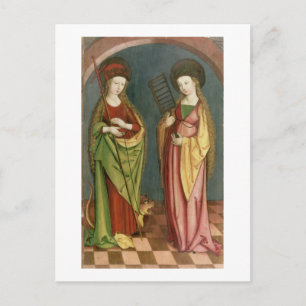 Cartão Postal T32982 St. Margaret de Antioquia e St. Fé, c.15