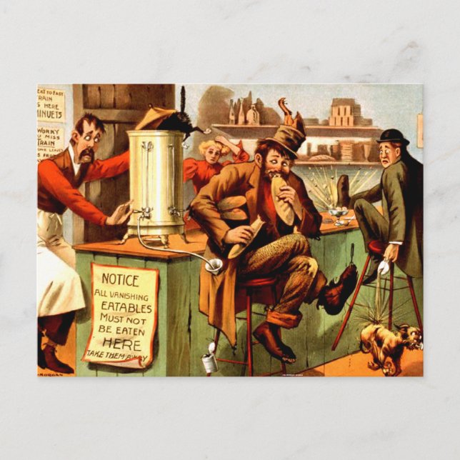 Cartão Postal T Almoço (Frente)