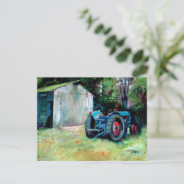 Cartão Postal T' Old tractor Postcard