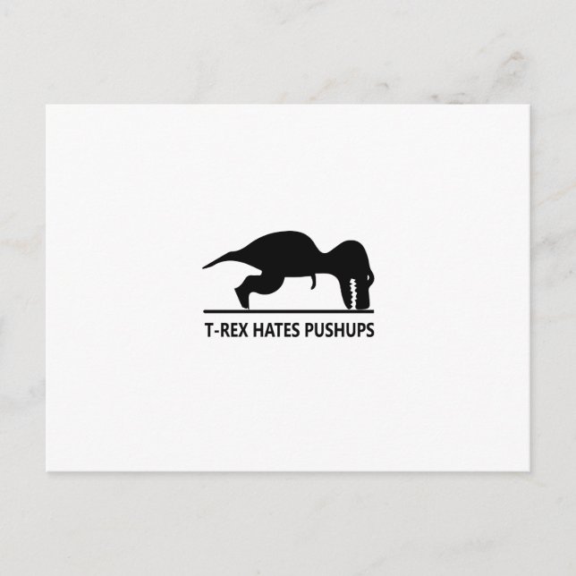 Cartão Postal t-rex odeia flexões.ai (Frente)