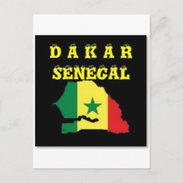 CARTÃO POSTAL T-SHIRT E ETC. DO SENEGAL (DAKAR) (Frente)