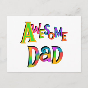 Cartão Postal T-shirt e presentes impressionantes do pai