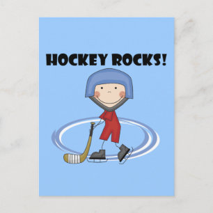 Cartão Postal T-shirts e presentes de Hockey Rocks