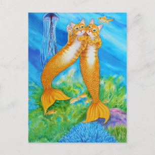 Cartão Postal Tabby MerCats