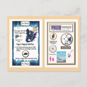 Cartão Postal Tabela Periódica Dragão - Ítrio