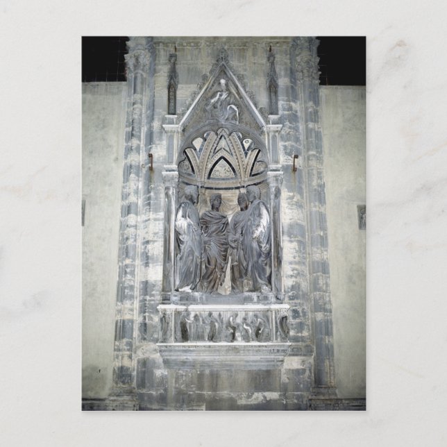 Cartão Postal Tabernacle com quatro Santos coroados (Frente)