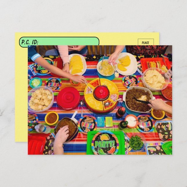 Cartão postal Taco Fiesta (Frente/Verso)