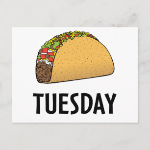 Cartão Postal Taco Terça-feira