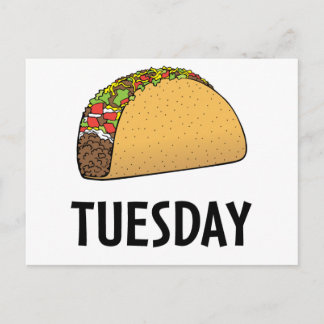 Cartão Postal Taco Terça-feira