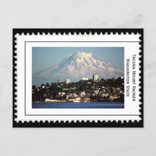Cartão Postal Tacoma Washington Mt. Rainier