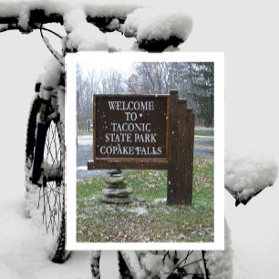 Cartão Postal Taconic State Park Entrance Sign Copake Cai, NY