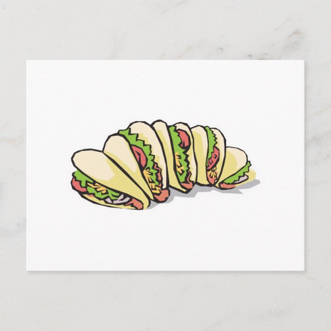 Cartão Postal tacos (Frente)