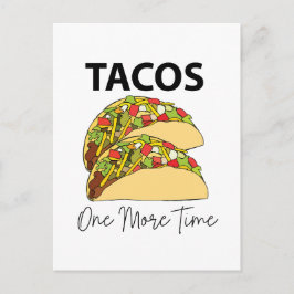 Cartão Postal Tacos Mais Uma Vez Taco Comida Mexicano