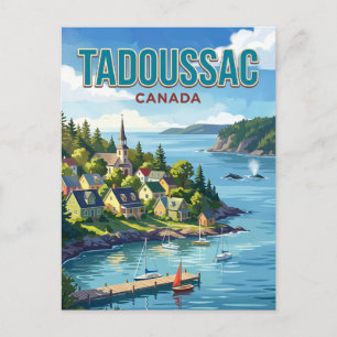 Cartão Postal Tadoussac, Quebec, Canadá Canadá