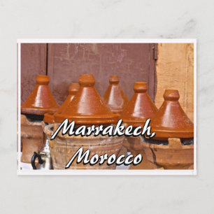 Cartão Postal Tagines marroquinos